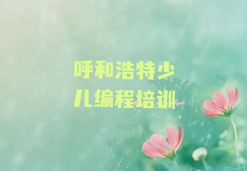 呼和浩特回民区少儿编程培训学校