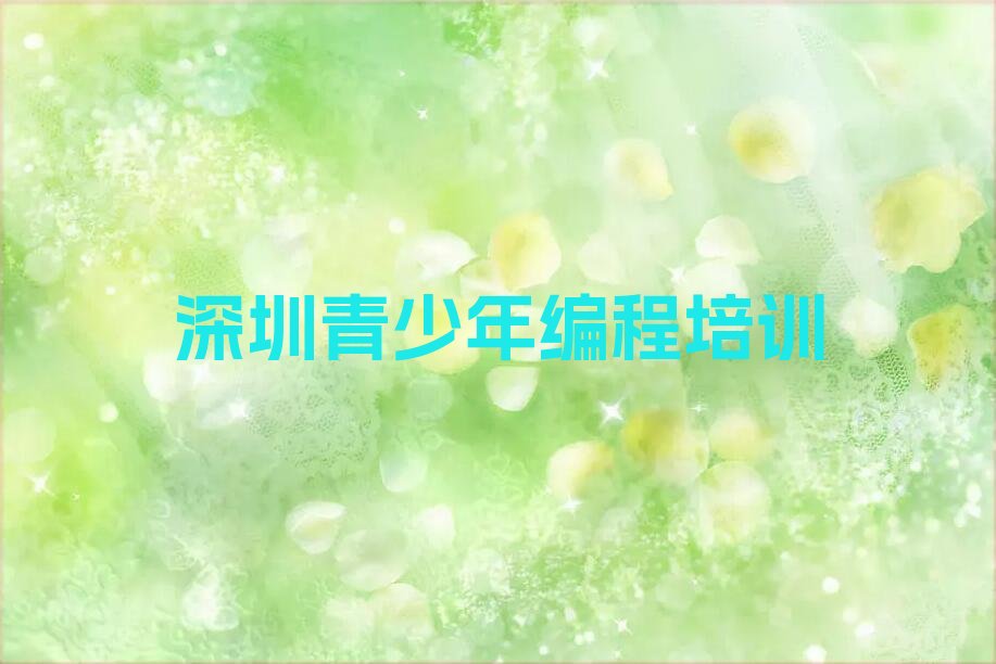 十大深圳民治街道实力强青少年编程培训班推荐名单排行榜一览排行榜
