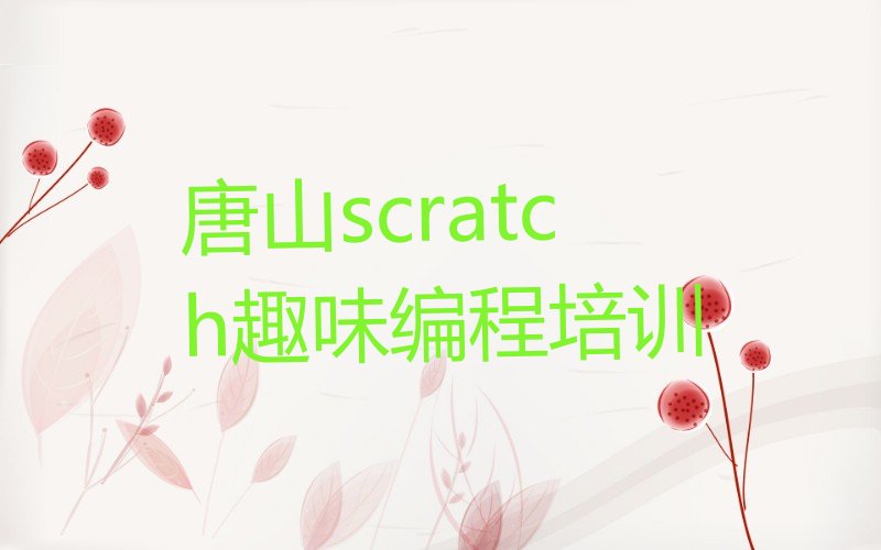 唐山少儿编程培训中心
