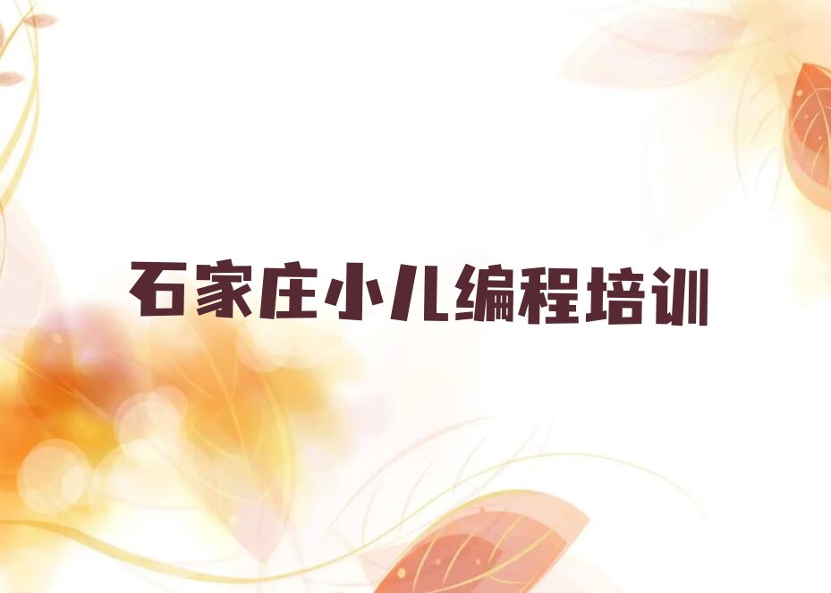 石家庄藁城区南孟镇少儿编程培训学校