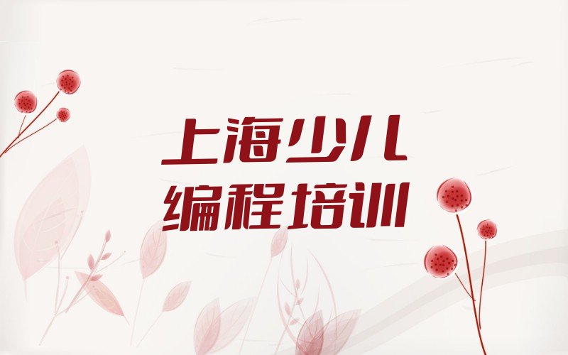 十大上海宝山区小学生编程培训去哪个学校好名单总览公布一览表排行榜