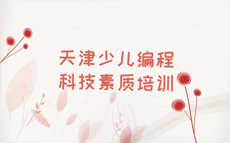 天津宝坻区少儿编程培训中心
