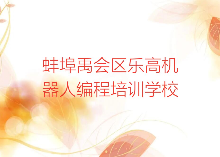 十大2024年安徽乐高机器人编程课程培训机构-蚌埠乐高机器人编程课程培训机构名单排行榜一览排行榜