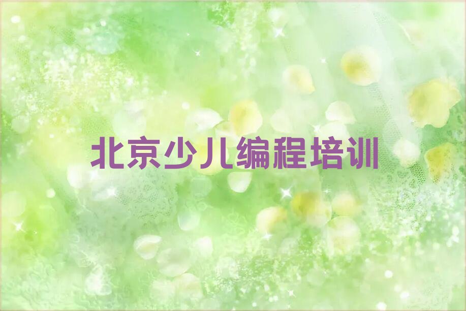 北京少儿编程科技素质培训学校