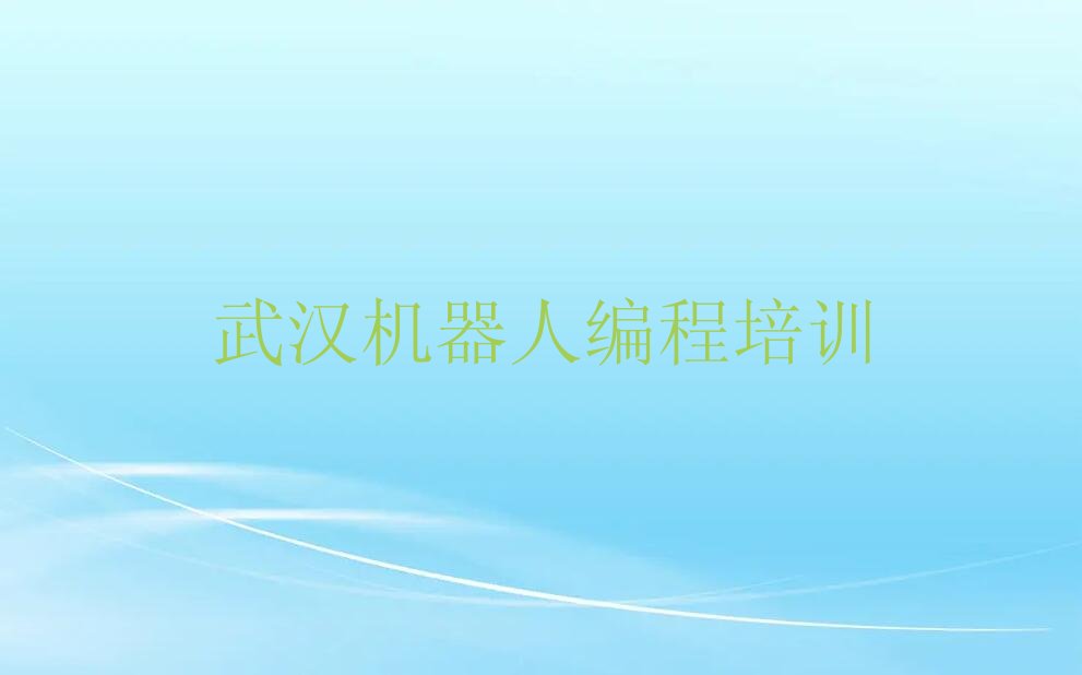 武汉硚口区少儿编程培训