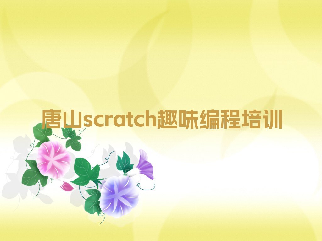 唐山开平区少儿编程培训学校