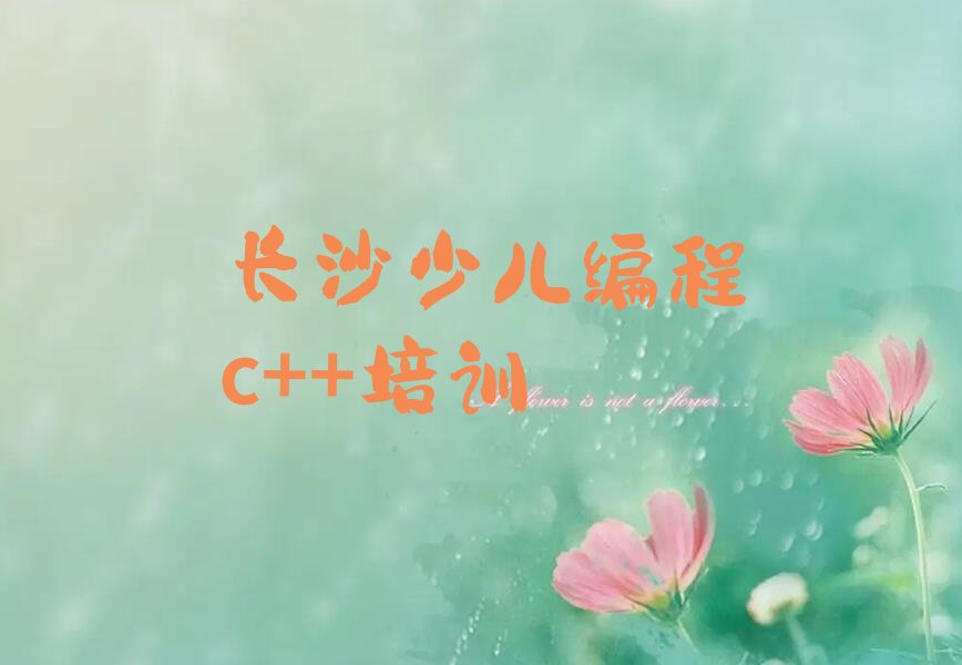 长沙少儿编程培训学校