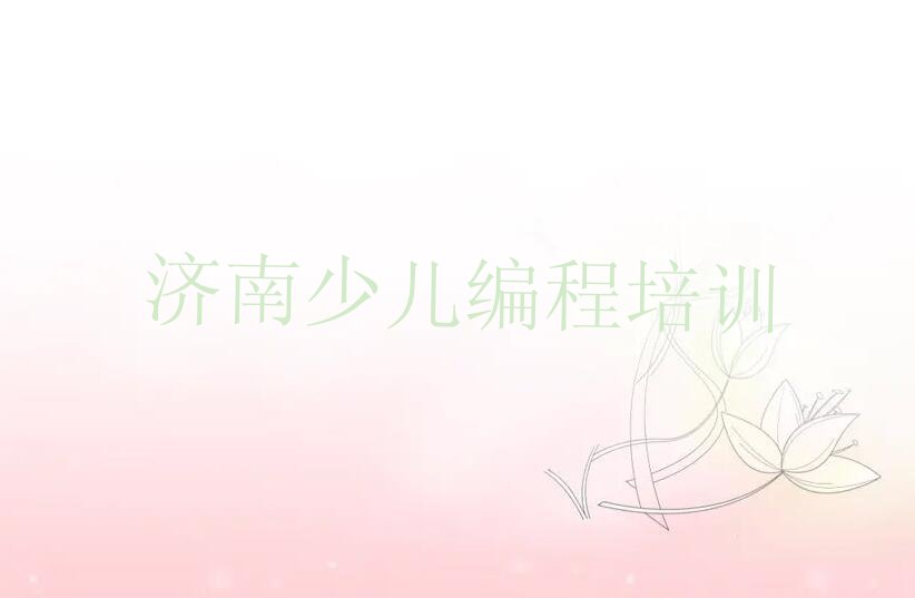 济南市中区舜耕街道少儿编程培训学校