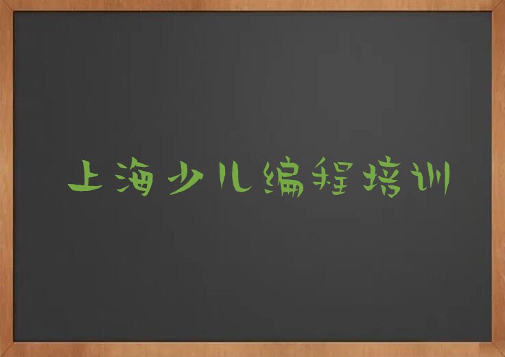 上海徐汇区漕河泾街道少儿编程培训学校