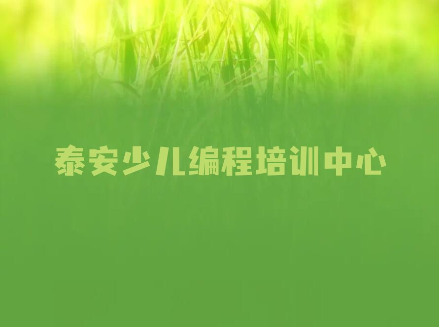 十大哪家泰安岱岳区房村镇少儿编程Python培训班效果好名单今日一览排行榜排行榜