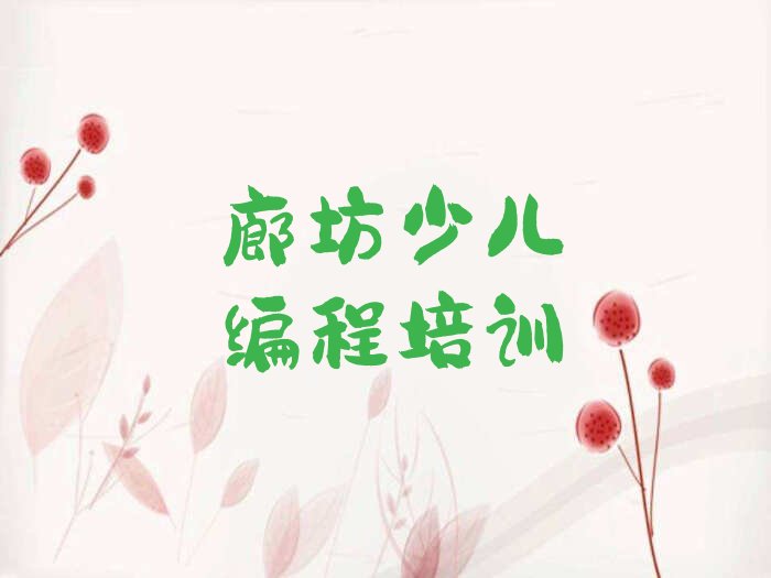 十大廊坊安次区学小学生编程哪个机构口碑好一点推荐排名名单一览表排行榜