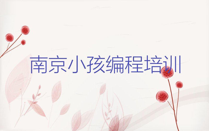 南京玄武区少儿编程培训中心
