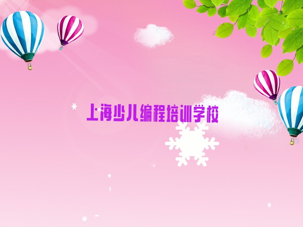 上海少儿编程培训学校
