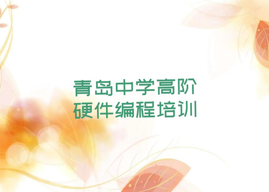 青岛即墨区少儿编程培训班