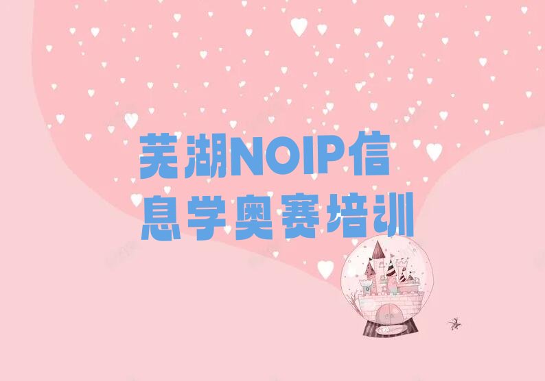十大芜湖鸠江区白茆镇附近NOIP信息学奥赛培训辅导班哪个好推荐排名名单一览表排行榜