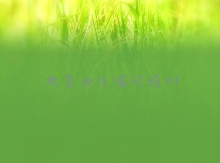 北京朝阳区平房中学生编程培训学校
