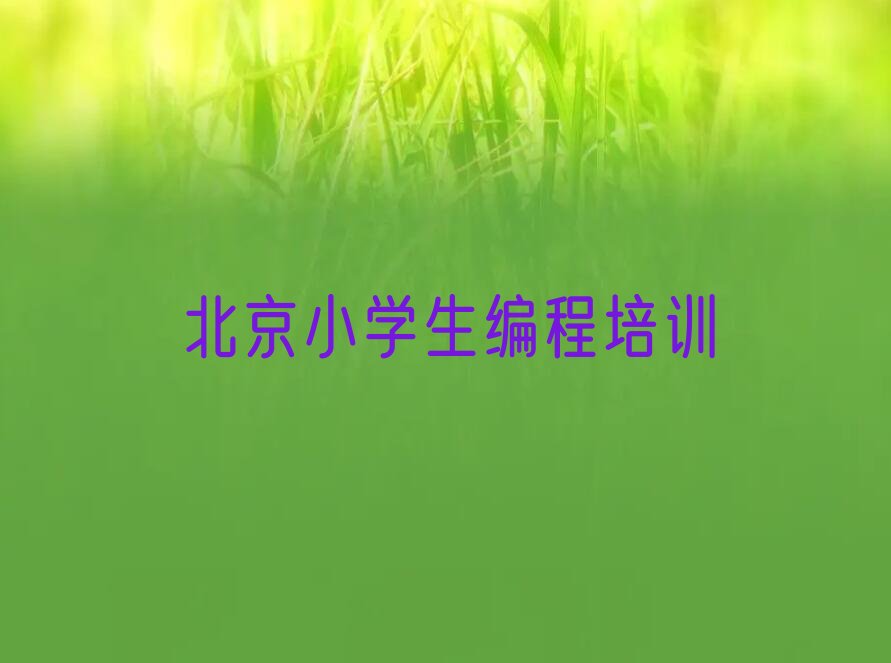 十大北京丰台区小学生编程培训班大概多少钱,小学生编程培训学校费用名单排行榜一览排行榜