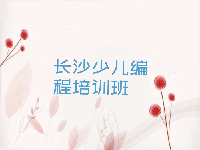长沙少儿编程培训班