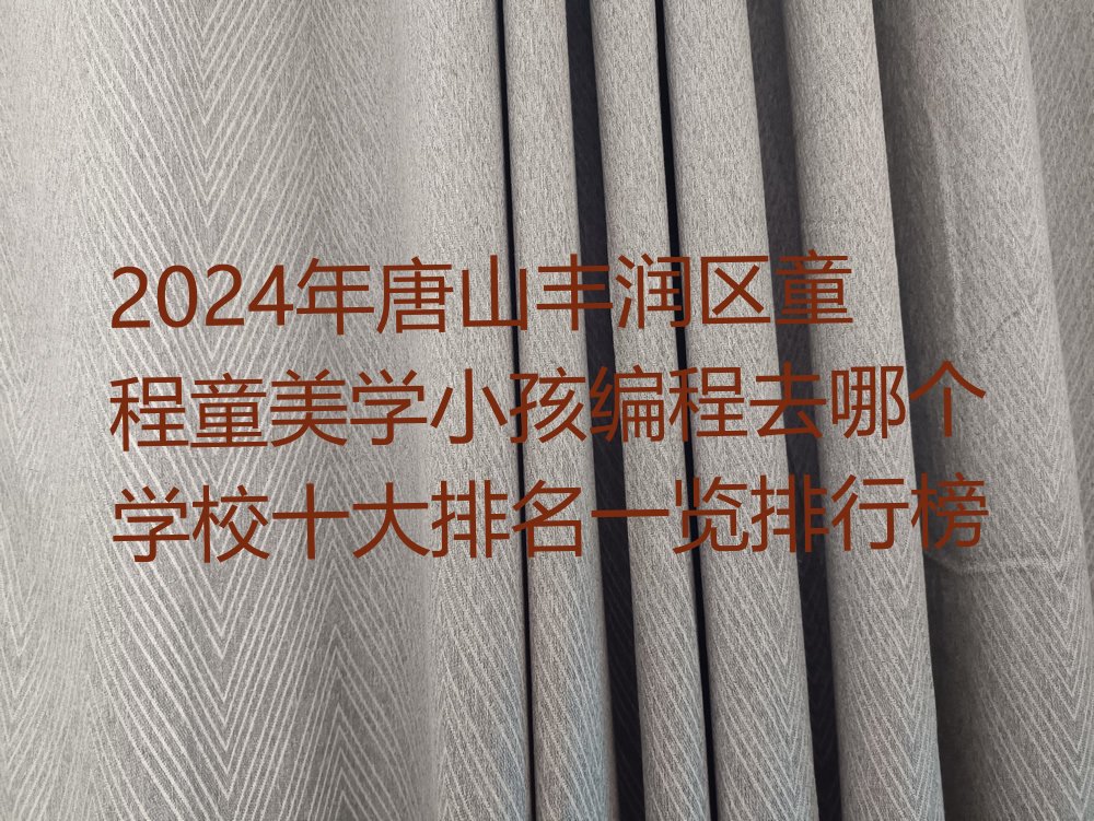 十大2024年唐山丰润区童程童美学小孩编程去哪个学校十大排名一览排行榜排行榜