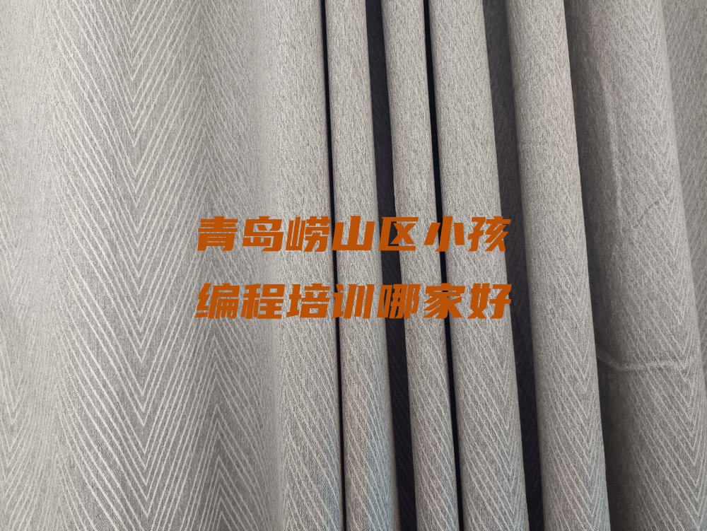 青岛崂山区少儿编程培训学校