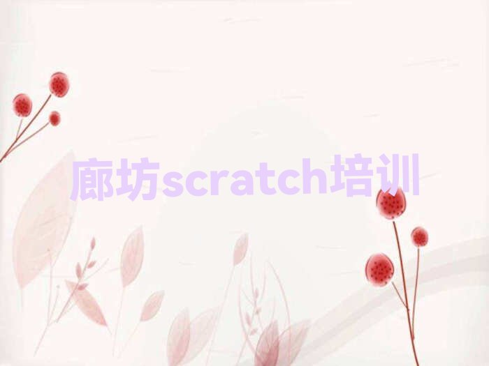 廊坊scratch培训学校