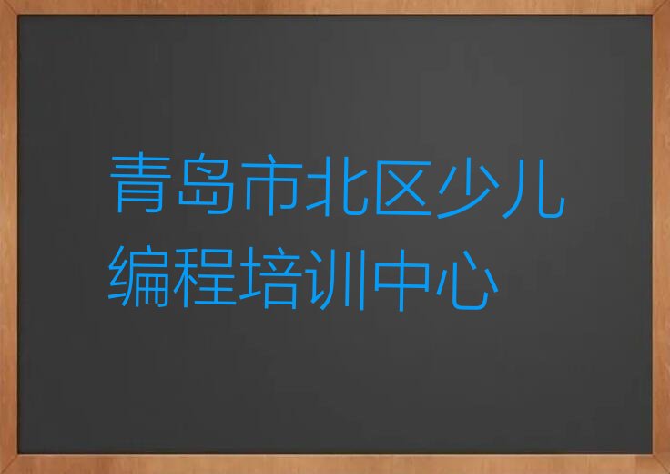 青岛市北区少儿编程培训中心