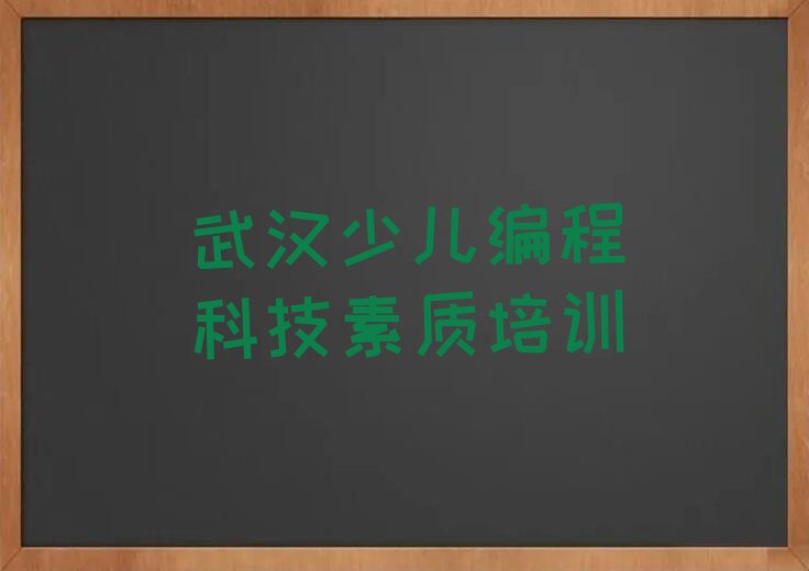十大武汉蔡甸区少儿编程科技素质有哪些有名的少儿编程科技素质培训班名单排行榜盘点一览排行榜