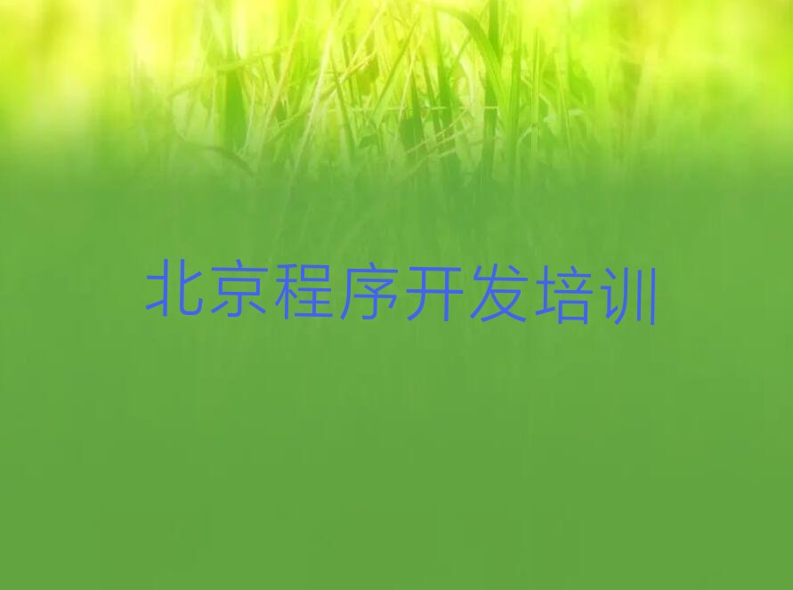 北京少儿编程培训班