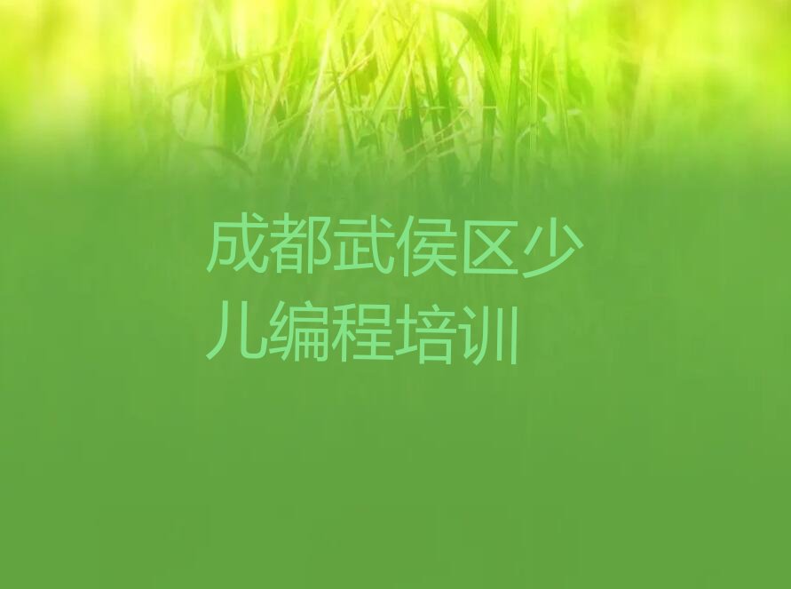 十大成都去哪里学智能机器人编程好排行榜