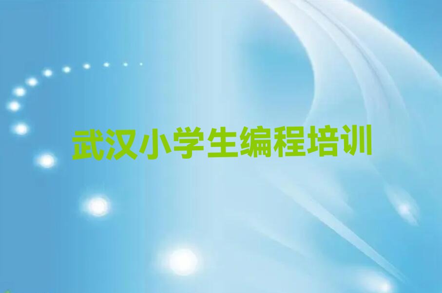 武汉青山区少儿编程培训学校