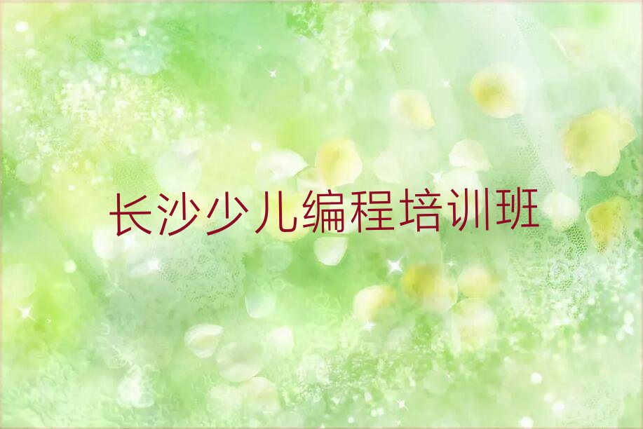 长沙少儿编程培训班