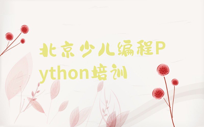 北京密云区少儿编程培训中心