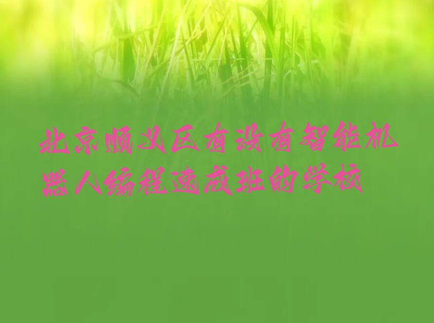 北京少儿编程培训