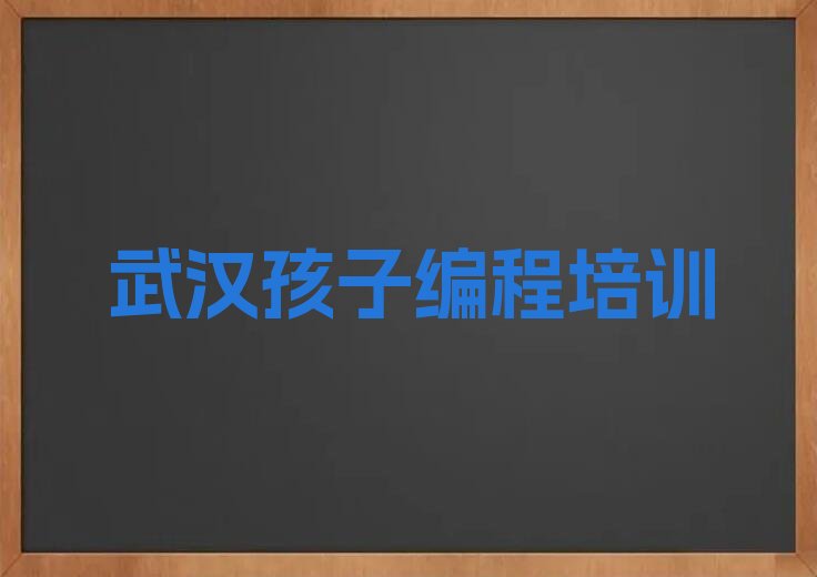 十大武汉孩子编程培训机构介绍排行榜