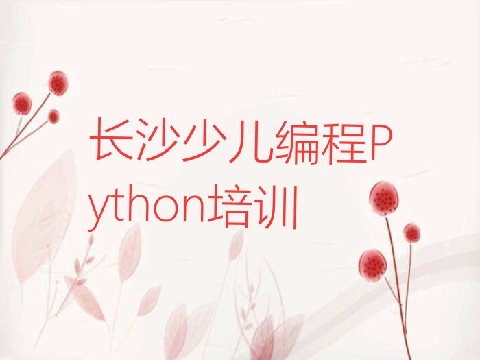长沙少儿编程培训