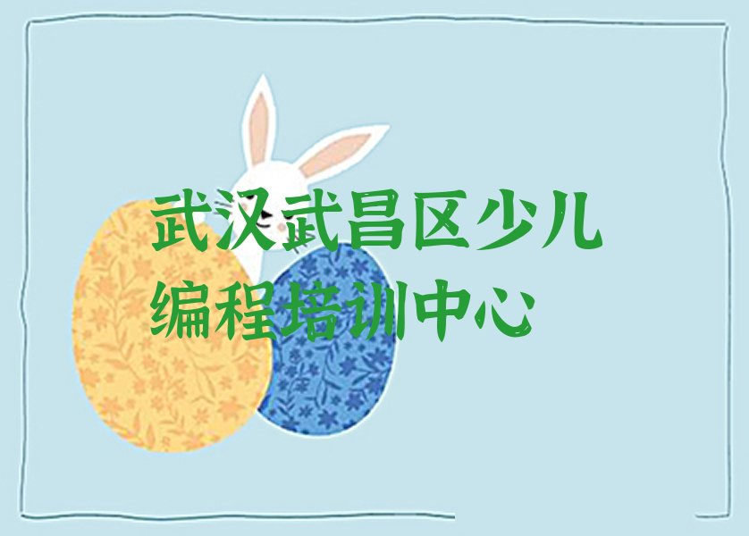 武汉武昌区少儿编程培训中心