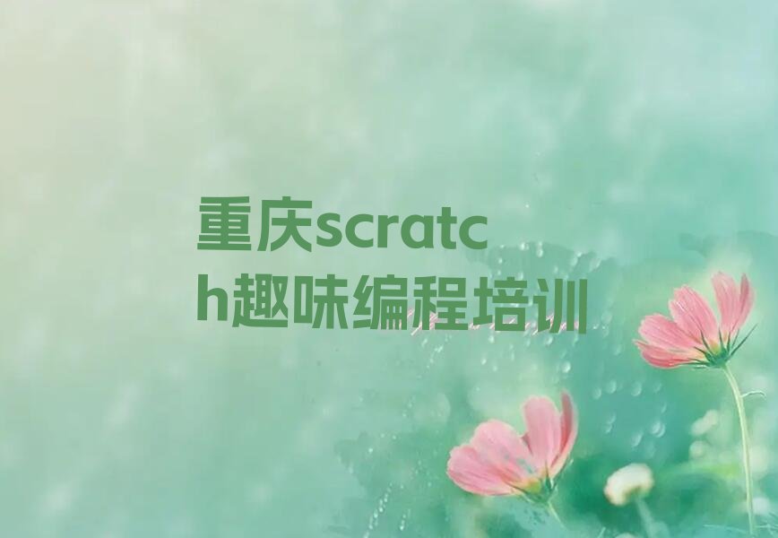 重庆scratch趣味编程培训学校