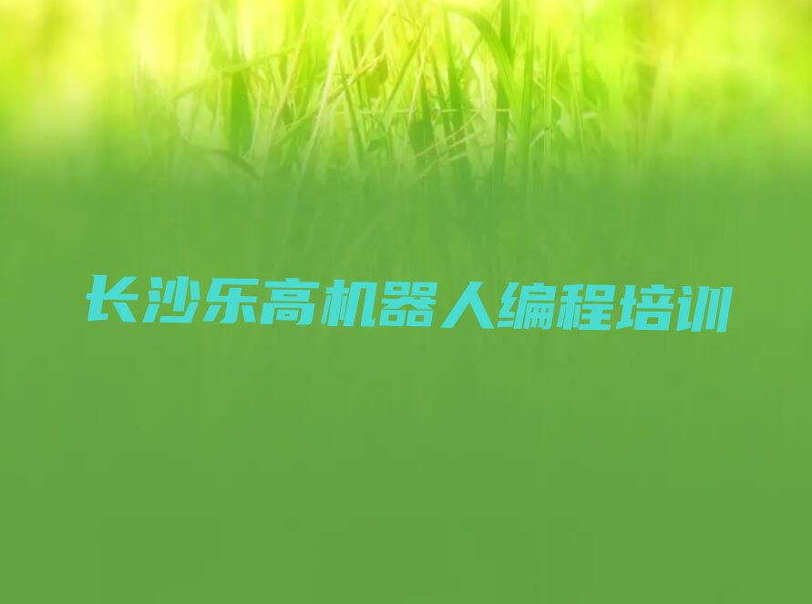 长沙少儿编程培训班