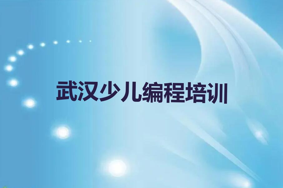 十大武汉附近少儿编程Python排行榜