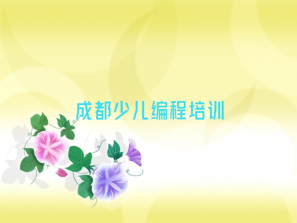 成都少儿编程培训