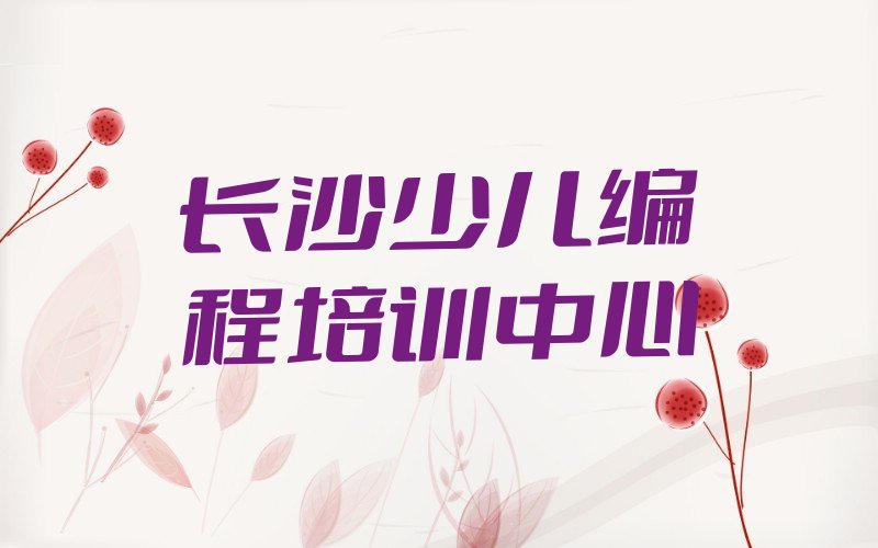 长沙少儿编程培训中心