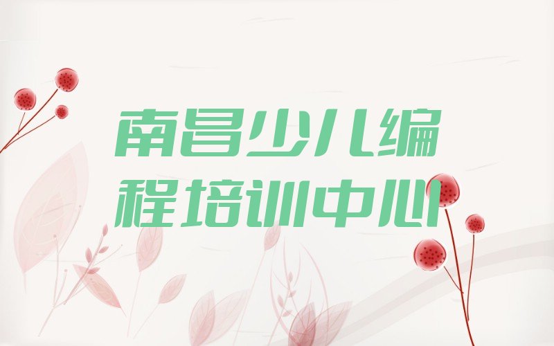 南昌少儿编程培训中心