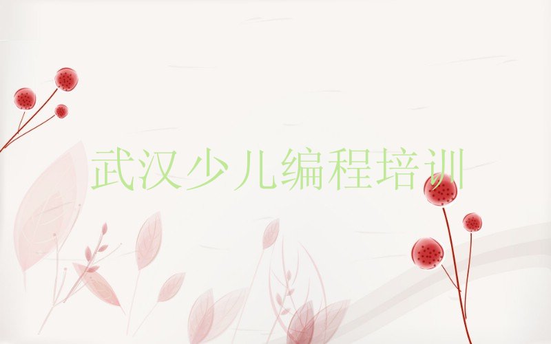 武汉少儿编程培训班