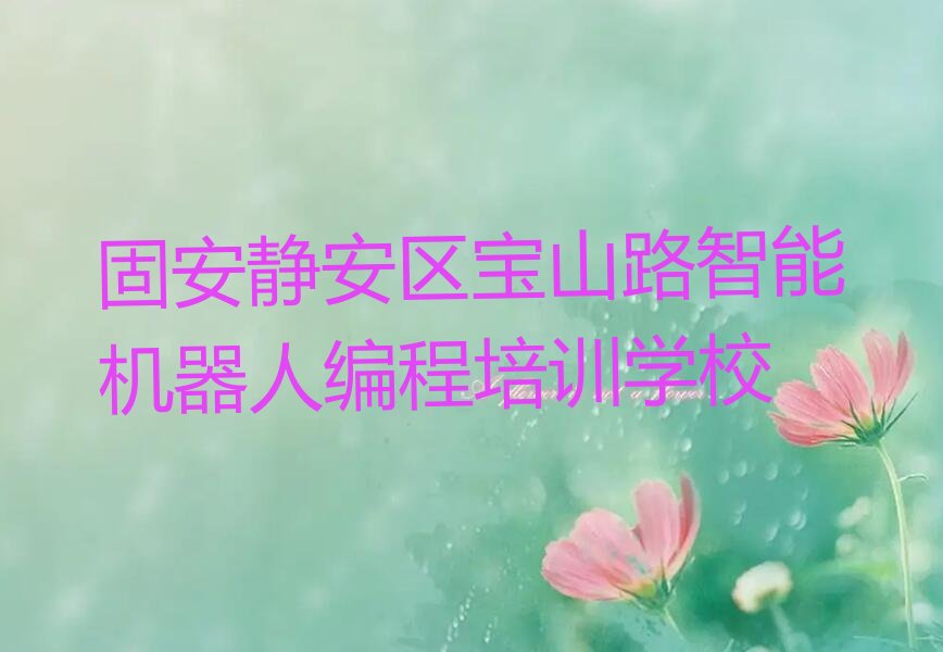 智能机器人编程