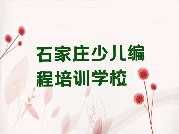 十大石家庄裕华区学小孩编程哪里有正规学校排行榜