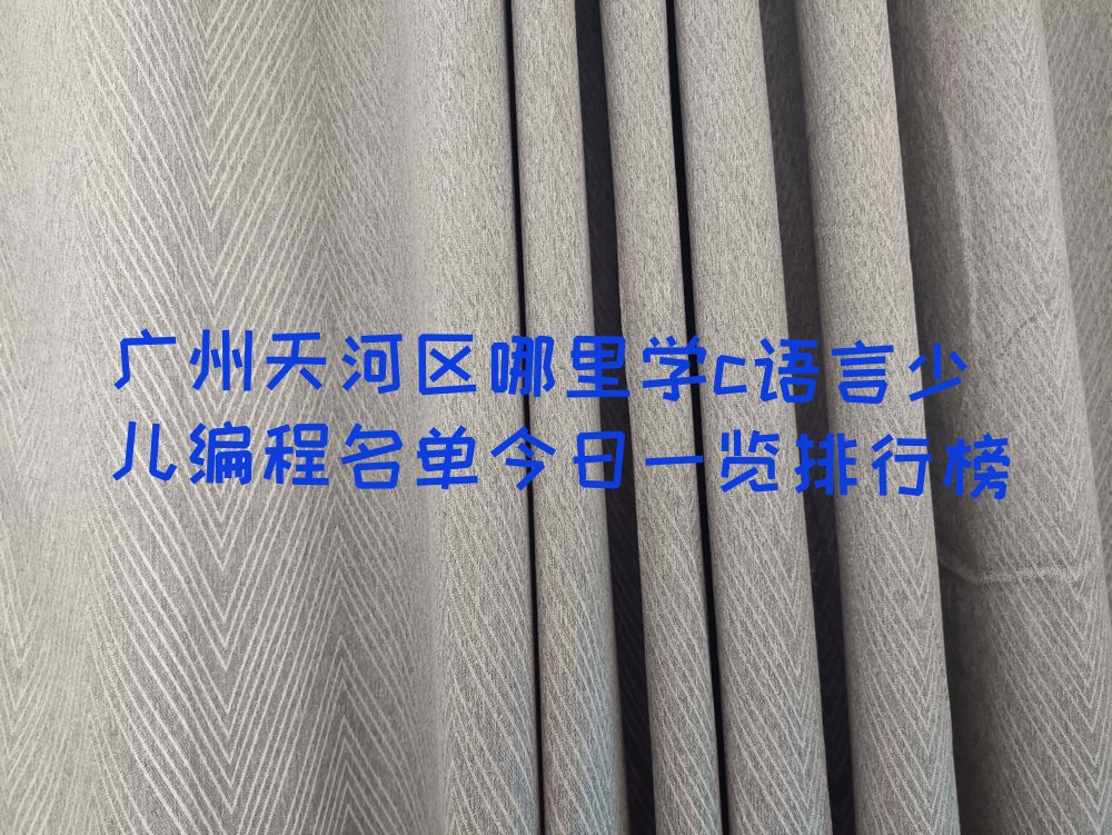 十大广州天河区哪里学c语言少儿编程名单今日一览排行榜排行榜