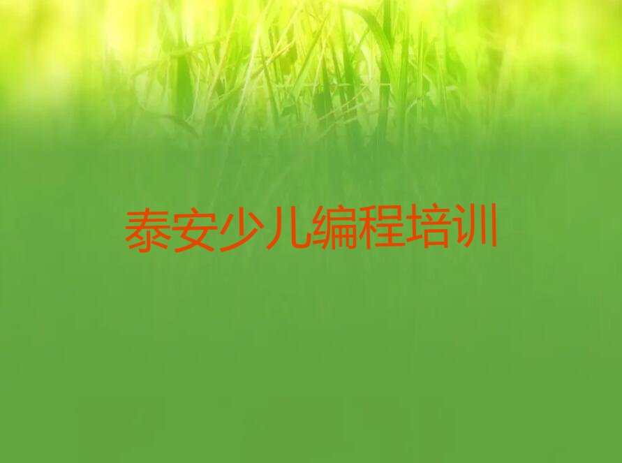 十大泰安排名前十的权威儿童编程机构推荐排行榜