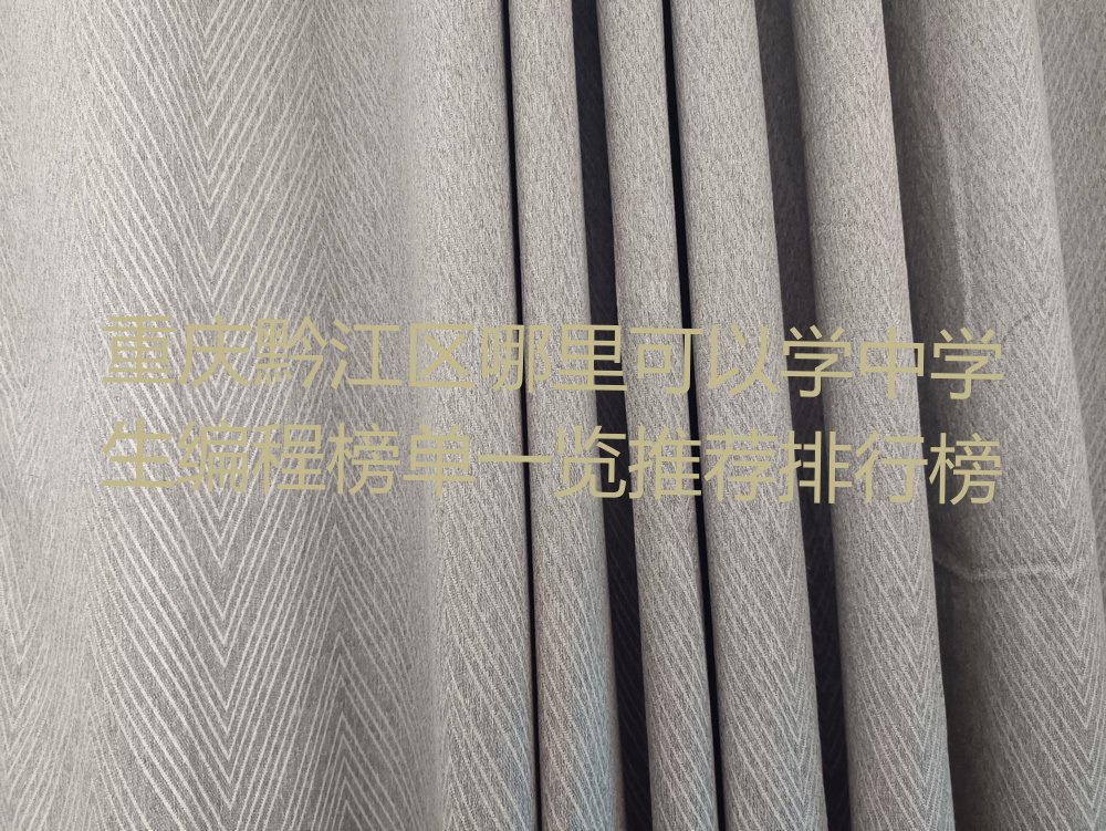 重庆黔江区阿蓬江镇中学生编程培训学校