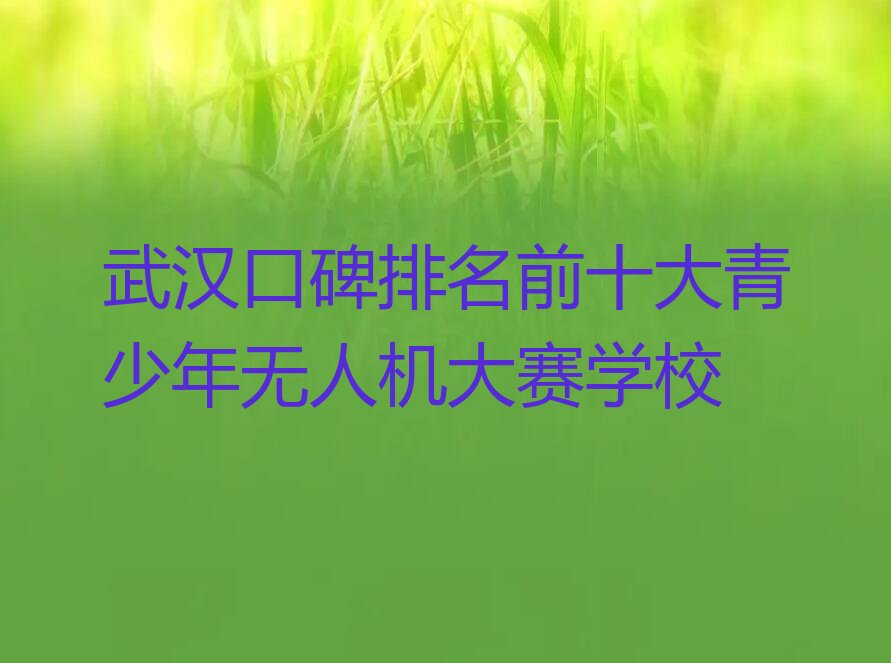 青少年无人机大赛