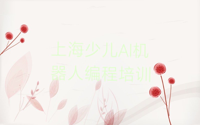 上海少儿编程培训学校
